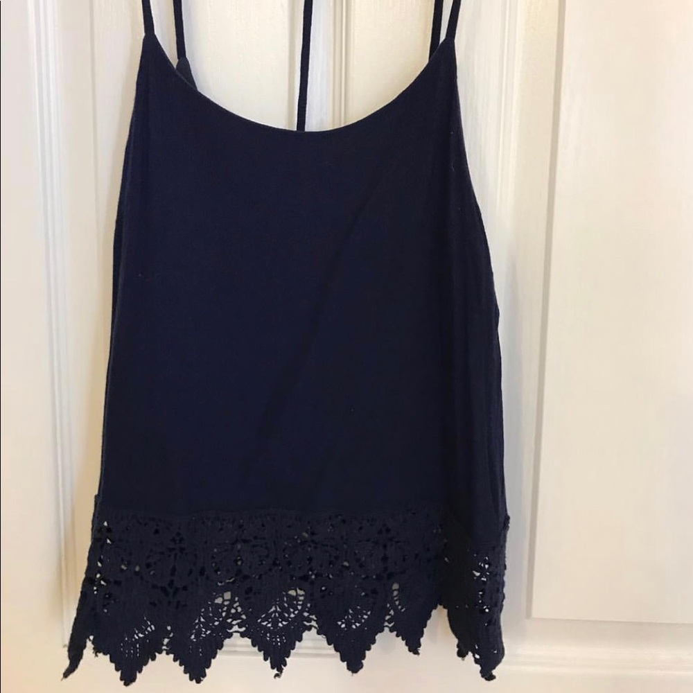 Dark blue tank